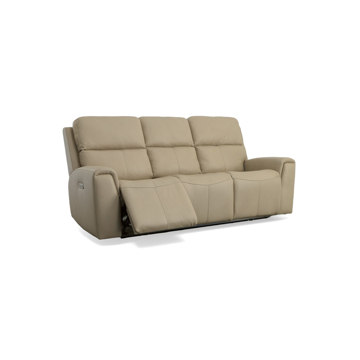 Jarvis Power Reclining Sofa With Power Headrests - Parchment | Flexsteel