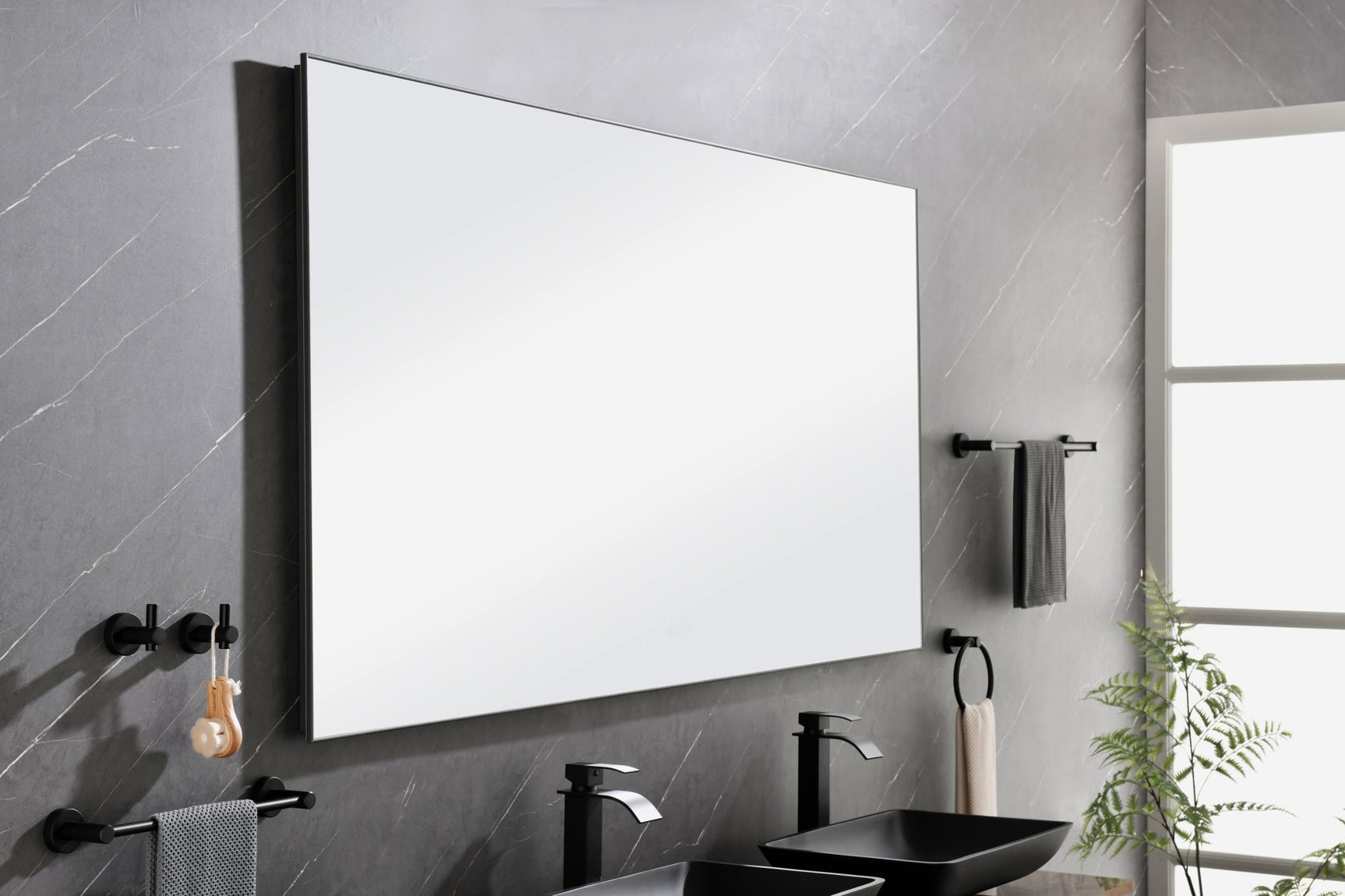 72x 36Inch LED Mirror Bathroom Vanity Mirror with Back Light, Wall Mount Anti - Fog Memory Large Adjustable Vanity Mirror - W1272103530 - image - 17