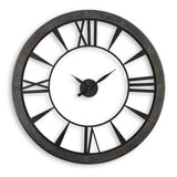 Ronan Wall Clock, Large - Dark Brown by Uttermost - View 1