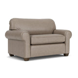 Thornton Leather Stationary Twin Sleeper | Flexsteel