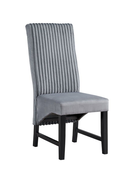 Kini Black Finish 7PCs Dining Room Set - sold by Home Elegance USA