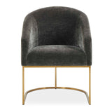 Hanni Dining Chair Charcoal / Gold - Dark Gray / Gold by Uttermost - View 1