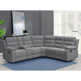 Aaron Smoke 3-piece Upholstered Sectional