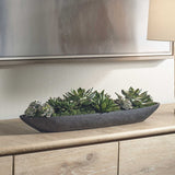 Verde Succulent Centerpiece In Bowl - Black / Green by Uttermost - View 3