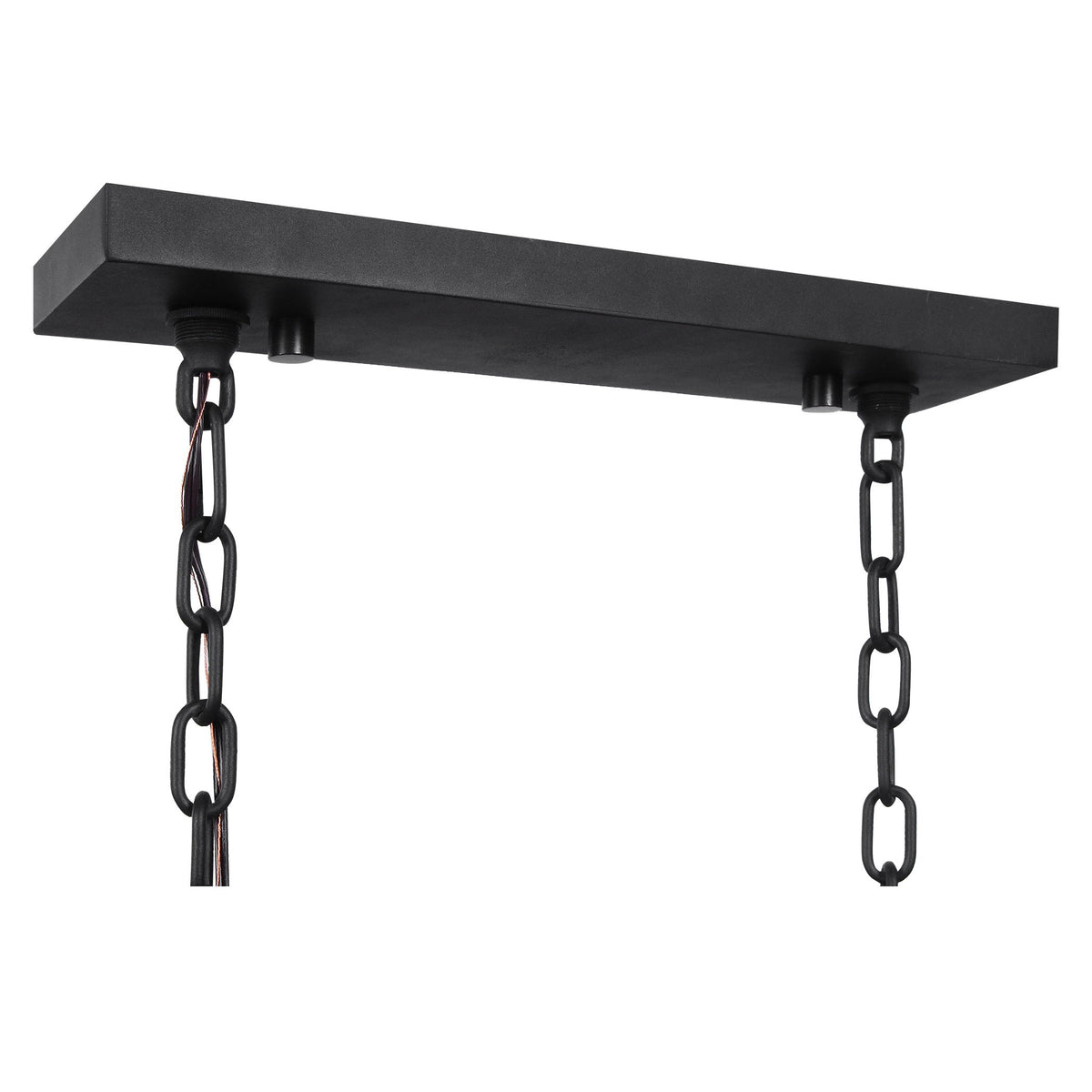 Jarsdel 6 Light Industrial Island Light - Black by Uttermost - View 9