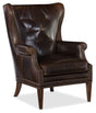 Maya Wing Club Chair Memento Event - Dark Brown by Hooker Furniture - View 1