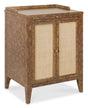 Archives Two-Door Nightstand - Dark Brown / Beige by Hooker Furniture - View 1