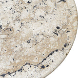 Cadas Indoor-Outdoor Stone Side Table - Black / White by Uttermost - View 6