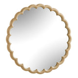 Cerrito Round Mirror Burnished Ivory - Light Brown by Uttermost - View 4