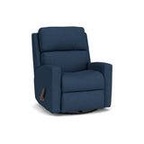 Catalina Transitional Fabric Swivel Gliding Recliner | Flexsteel