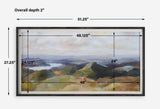 Above The Lakes Framed Landscape Print - Gray by Uttermost - View 8