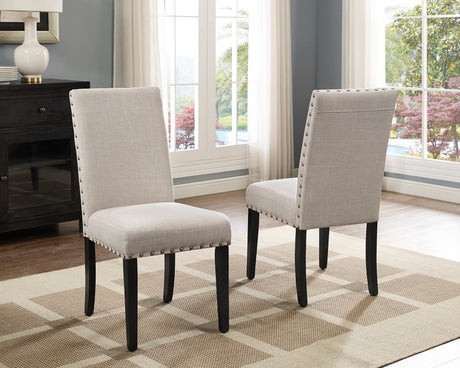 Amisos 6-Piece Dining Set, Hairpin Dining Table with 4 Chairs and Upholstery Bench, 3 Color Options - sold by Home Elegance USA
