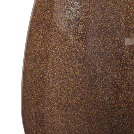 Vinson Glossy Table Lamp - Dark Brown by Uttermost - View 7