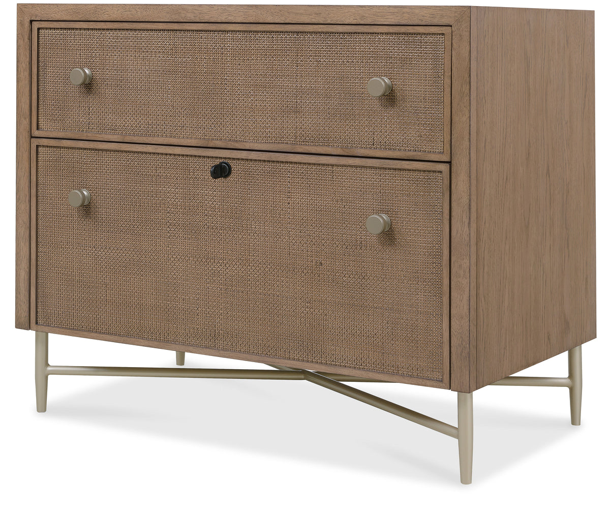 Sonnet Lateral File Cabinet - Dark Gray / Light Brown by Hooker Furniture - View 5