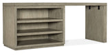 Linville Falls 72" Desk With Open Desk Cabinet - Gray by Hooker Furniture - View 1