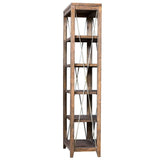 Delancey Weathered Oak Etagere - Dark Brown by Uttermost - View 4