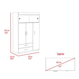 Tucson Armoire, Two Drawers - sold by Home Elegance USA