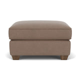 Carson Leather Ottoman | Flexsteel
