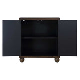 Mayenne 2 Door Wood Cabinet Oak - Dark Brown by Uttermost - View 6