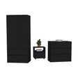 Beloit 3 Piece Bedroom Set, Nightstand + Dresser+ Armoire, Black - sold by Home Elegance USA