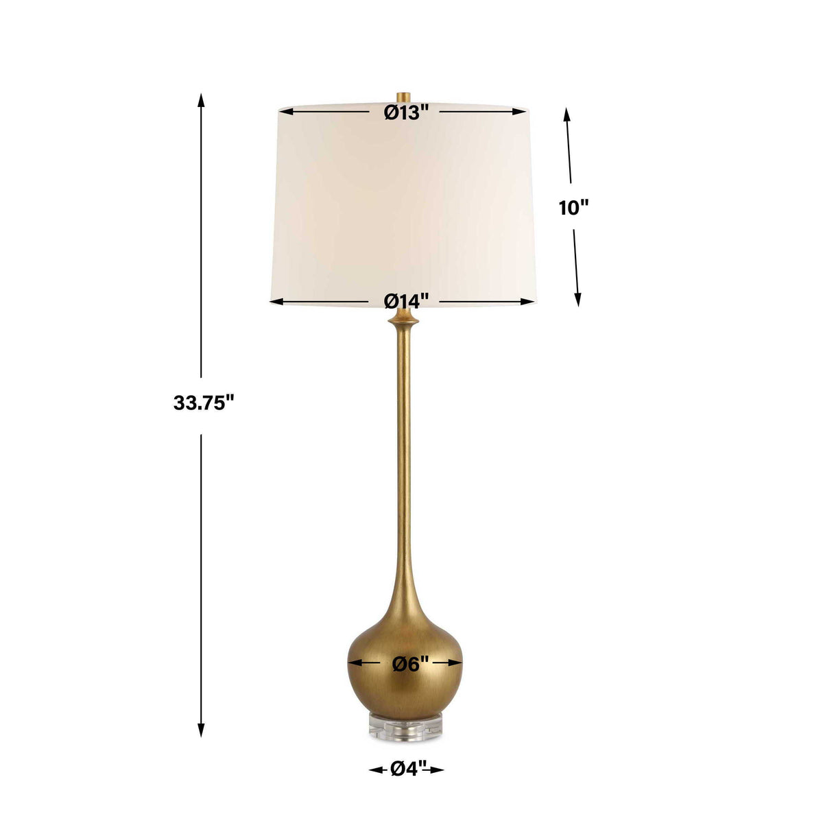 Good As Gold Buffet Lamp by Uttermost - View 7