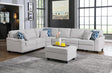 Leo 125' Light Gray Linen 7Pc Modular L-Shape Sectional Sofa and Ottoman - sold by Home Elegance USA