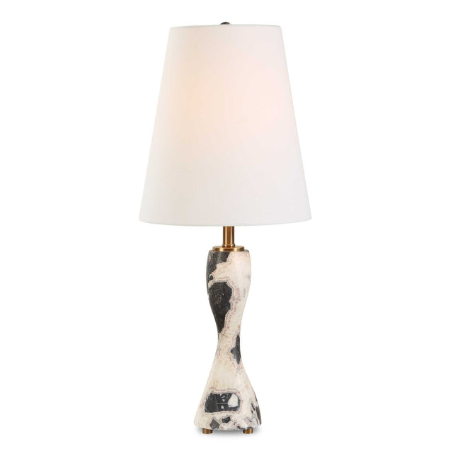 Marcela Panda Marble Buffet Lamp - Black / White by Uttermost - View 1