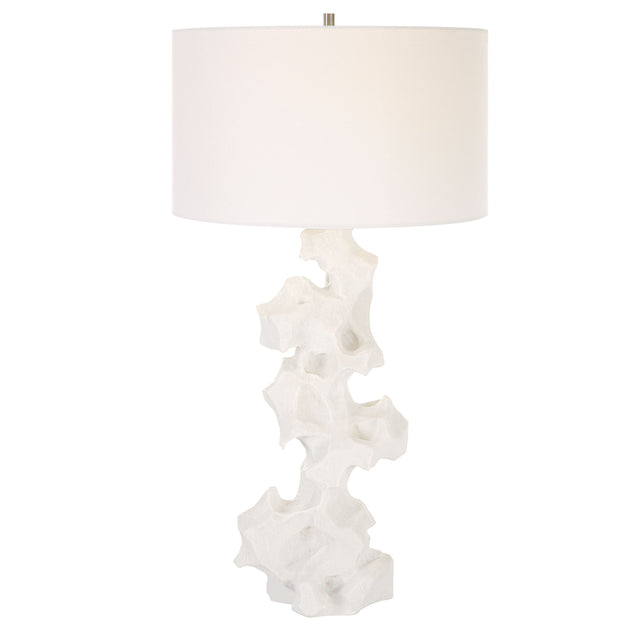 Remnant White Marble Table Lamp by Uttermost - View 1