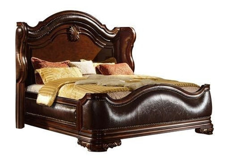 Bella Queen Bed in Dark Walnut - 808857500939 - Home Elegance USA - 1