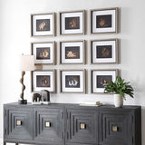 Resting Bunny Framed Prints (Set of 9) - Dark Brown by Uttermost - View 3