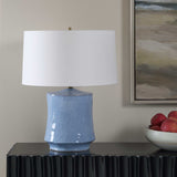 Kamara Powder Table Lamp - Blue by Uttermost - View 4