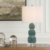 Bonaire Table Lamp - Blue by Uttermost - View 2