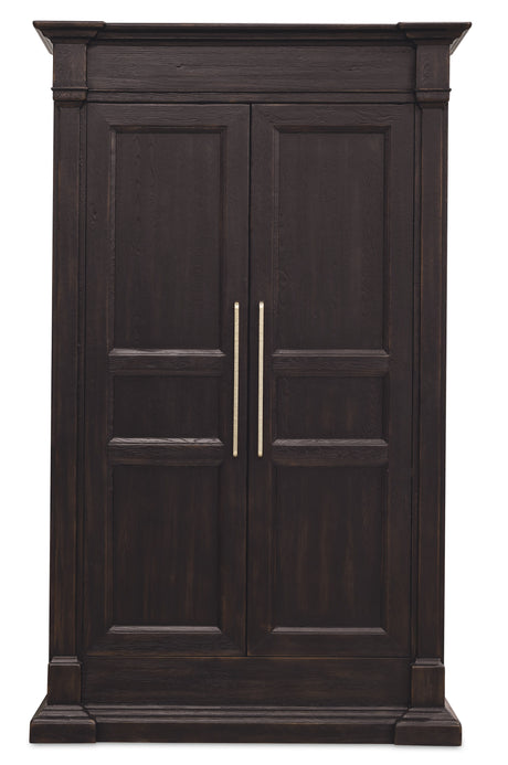 Driftwood Wardrobe Burnt Timber - Black by Hooker Furniture - View 4