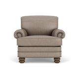 Bay Bridge Leather Chair With Nailhead Trim | Flexsteel