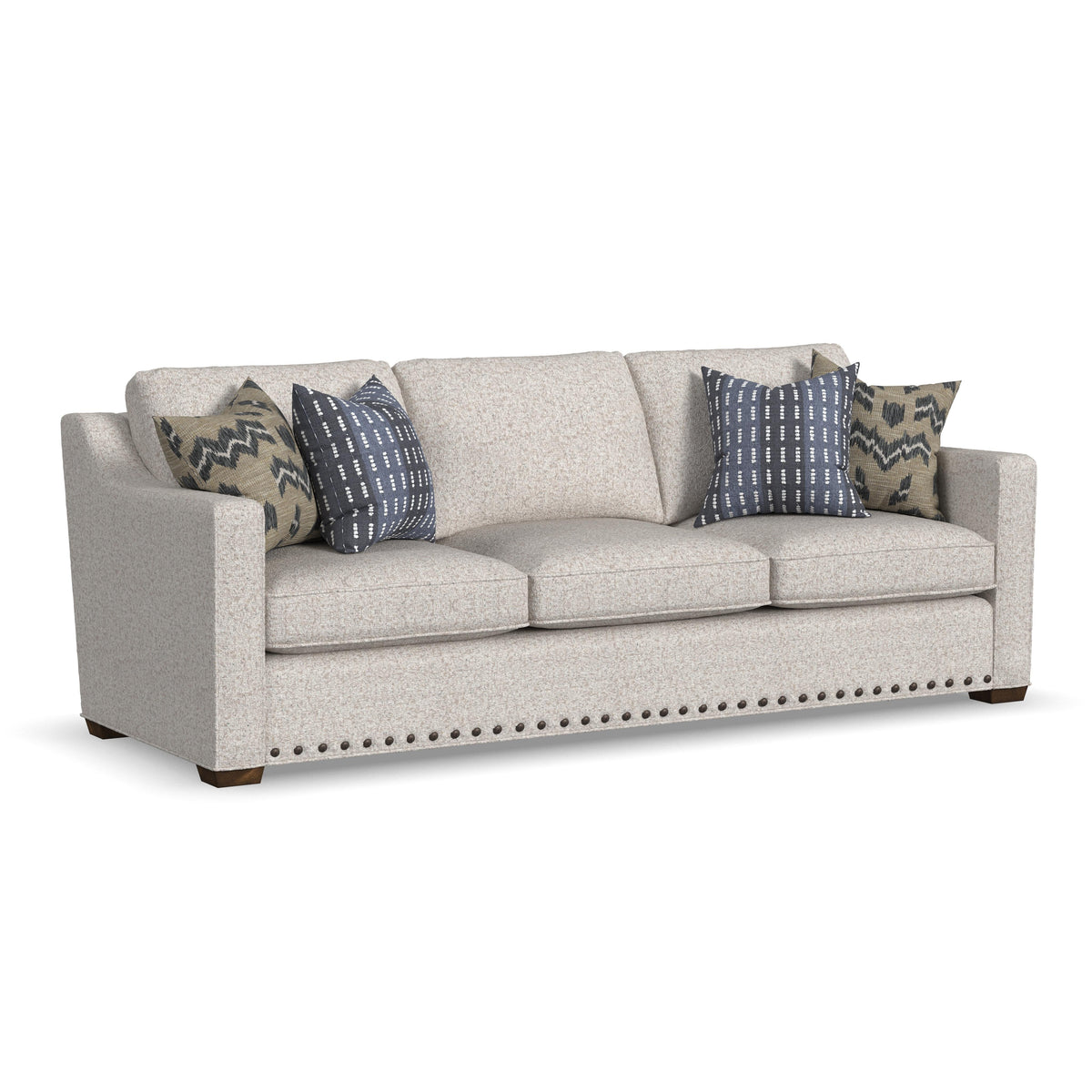Milo Fabric Sofa With Nailhead Trim | Flexsteel