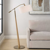 Kennett Wooden Floor Lamp - Light Brown by Uttermost - View 2
