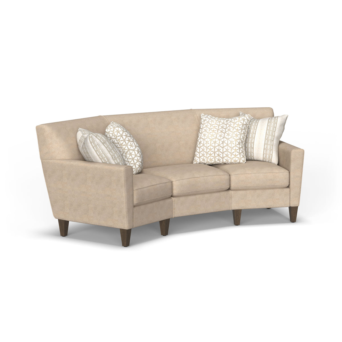 Digby Fabric Conversation Sofa | Flexsteel