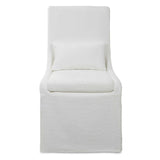 Coley Armless Chair - White by Uttermost - View 1