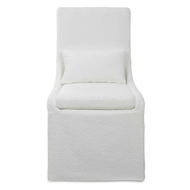 Coley Armless Chair - White by Uttermost - View 1