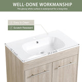 30 Inch Freestanding Bathroom Vanity(KD - Packing) - BVC04830WEO - W99982017 - image - 6