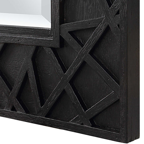 Everest Mirror - Black by Uttermost - View 5