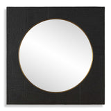 Ember Black Square Mirror by Uttermost - View 1