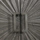 Shield Oak 2 Door Cabinet - Dark Gray by Uttermost - View 7