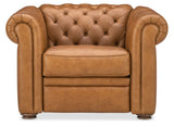 Glover Power Recliner With Power Headrest - Light Brown by Hooker Furniture - View 1
