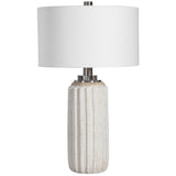 Azariah Crackle Table Lamp - White by Uttermost - View 4