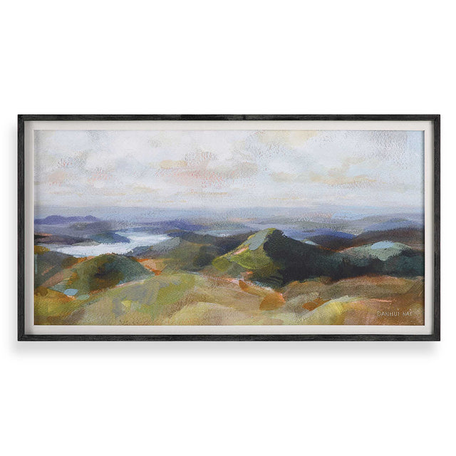 Above The Lakes Framed Landscape Print - Gray by Uttermost - View 1