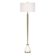 Curran Tapered Metal Floor Lamp - White by Uttermost - View 1