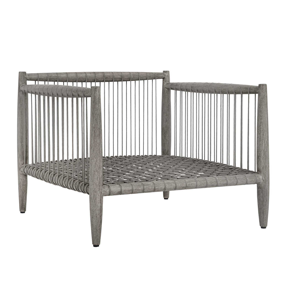 Borneo Outdoor Lounge Chair Dove - Light Gray by Uttermost - View 9