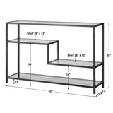 Leo Industrial Console Table - Silver by Uttermost - View 6