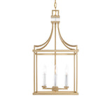 Montreal 4 Light Brass Lantern Pendant - Gold by Uttermost - View 8